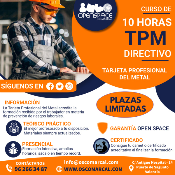 CURSO TPM DIRECTIVO 10H